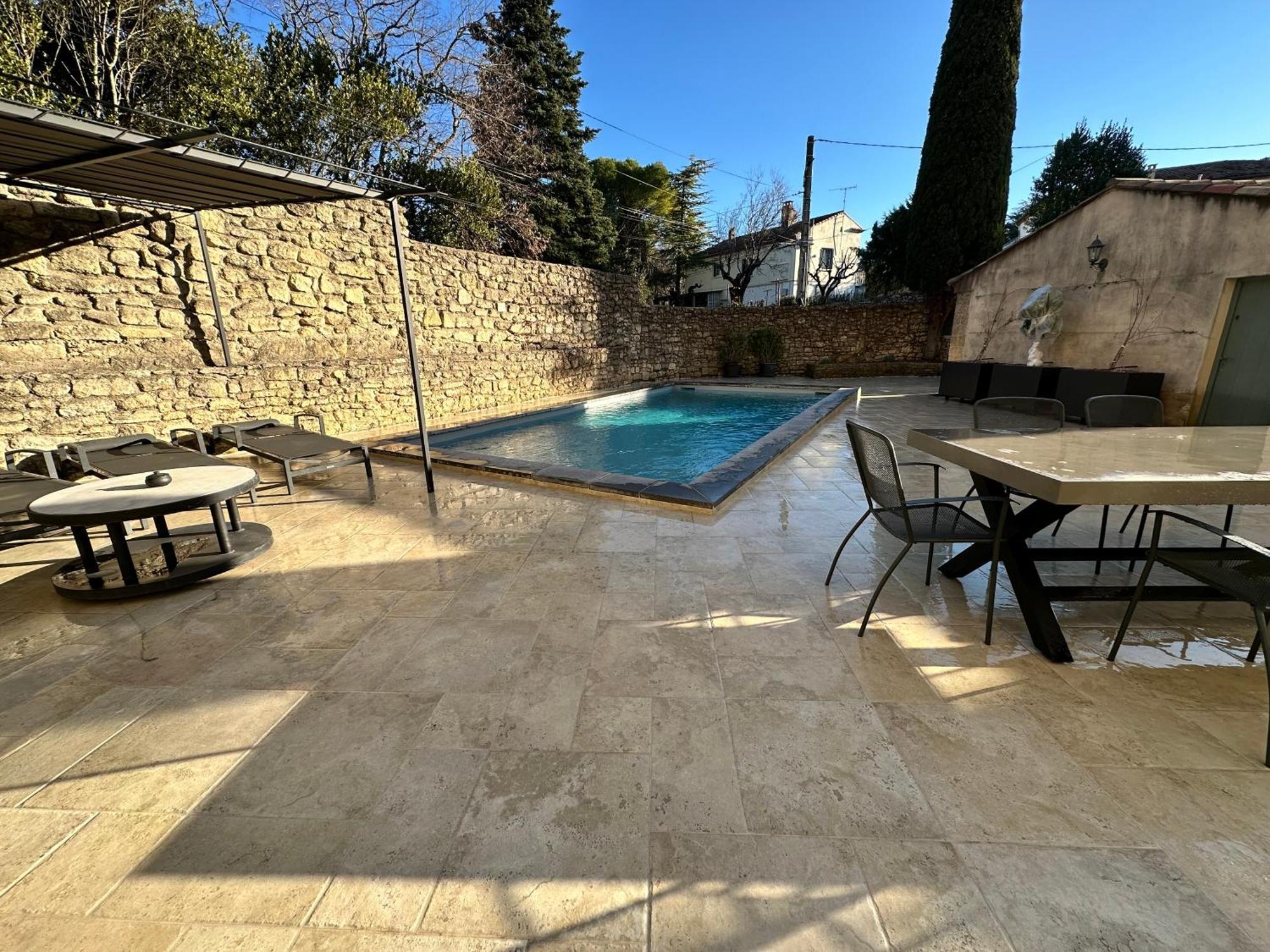 Appartement Avec Piscine Privee Dans Residence Pour 6 Personnes Uzes Exterior photo