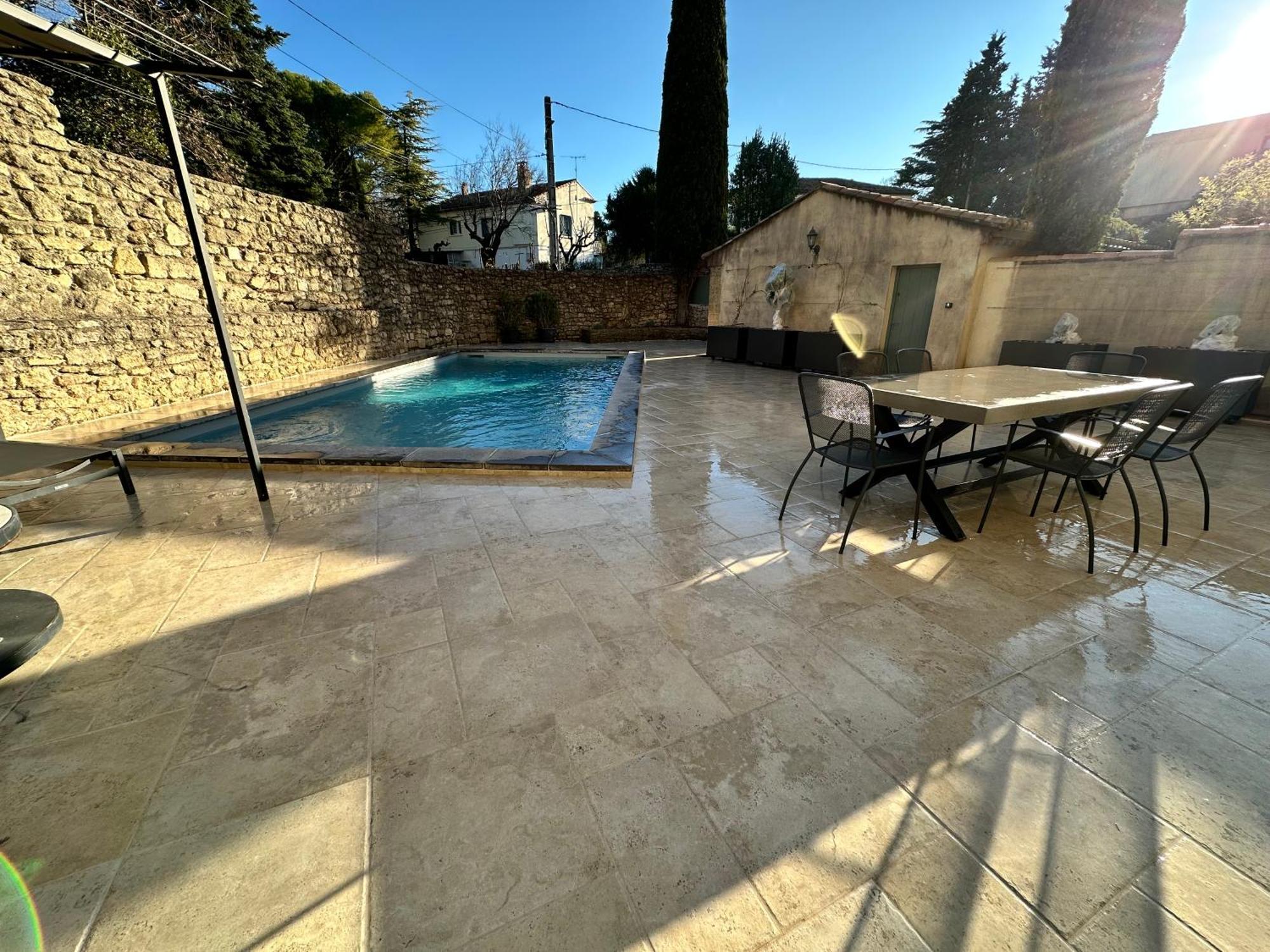 Appartement Avec Piscine Privee Dans Residence Pour 6 Personnes Uzes Exterior photo